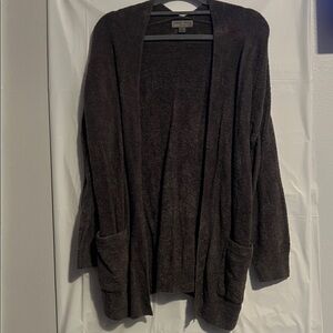 Barefoot Dreams Cozy Black Cardigan